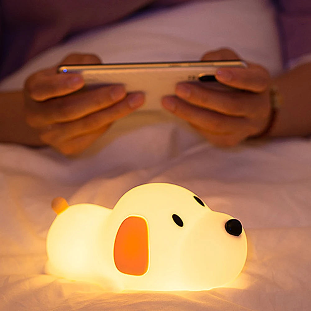 PawGlow Companion - Silicone Puppy Night Light | Lumineste