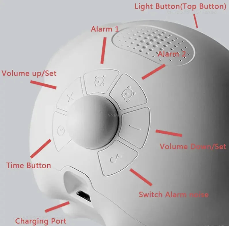 DreamBuddy Alarm Clock – Night Light & Sleep Companion