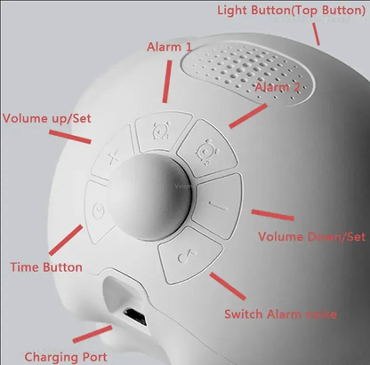 DreamBuddy Alarm Clock – Night Light & Sleep Companion