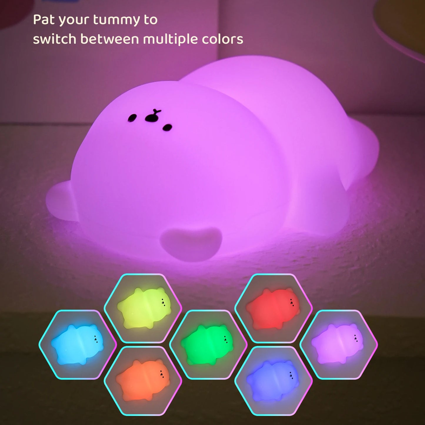 CloudBear Glow - Silicone Bear Night Light | Lumineste