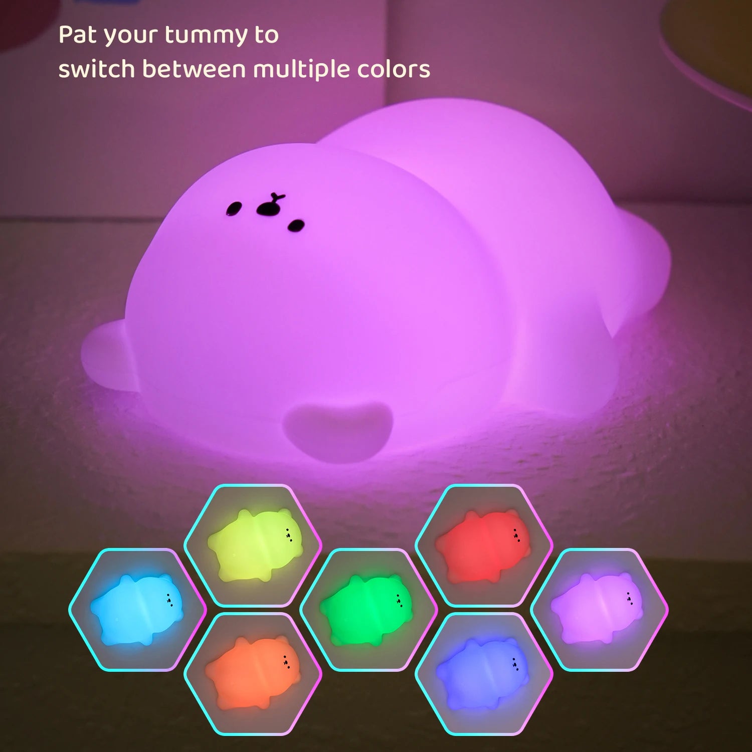 CloudBear Glow - Silicone Bear Night Light | Lumineste