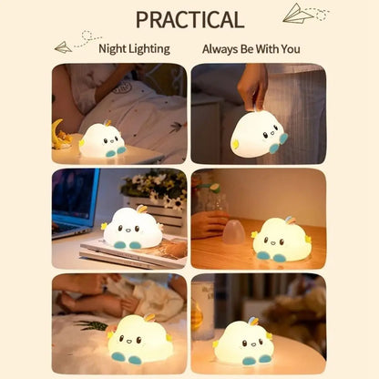 CloudBloom Glow - Cloud Night Light | Lumineste