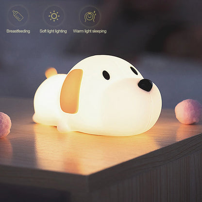 PawGlow Companion - Silicone Puppy Night Light | Lumineste