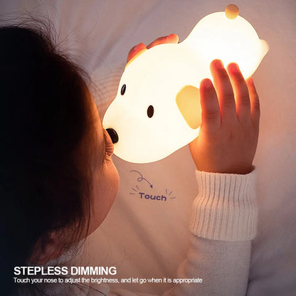 PawGlow Companion - Silicone Puppy Night Light | Lumineste