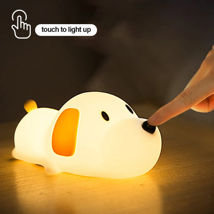 PawGlow Companion - Silicone Puppy Night Light | Lumineste