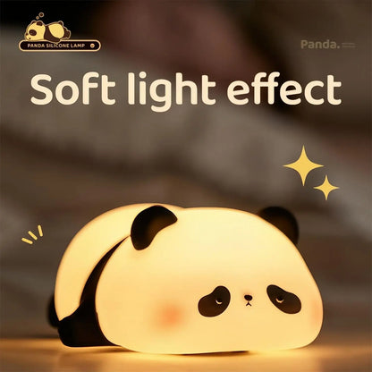 MochiGlow Silicone Night Lamp – Cute Rechargeable Ambient Light for Cozy Bedrooms & Desk Setups